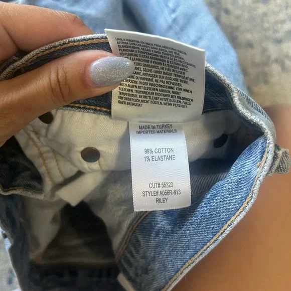 AGOLDE Riley High Rise Straight Jean size 25 - Picture 4 of 6